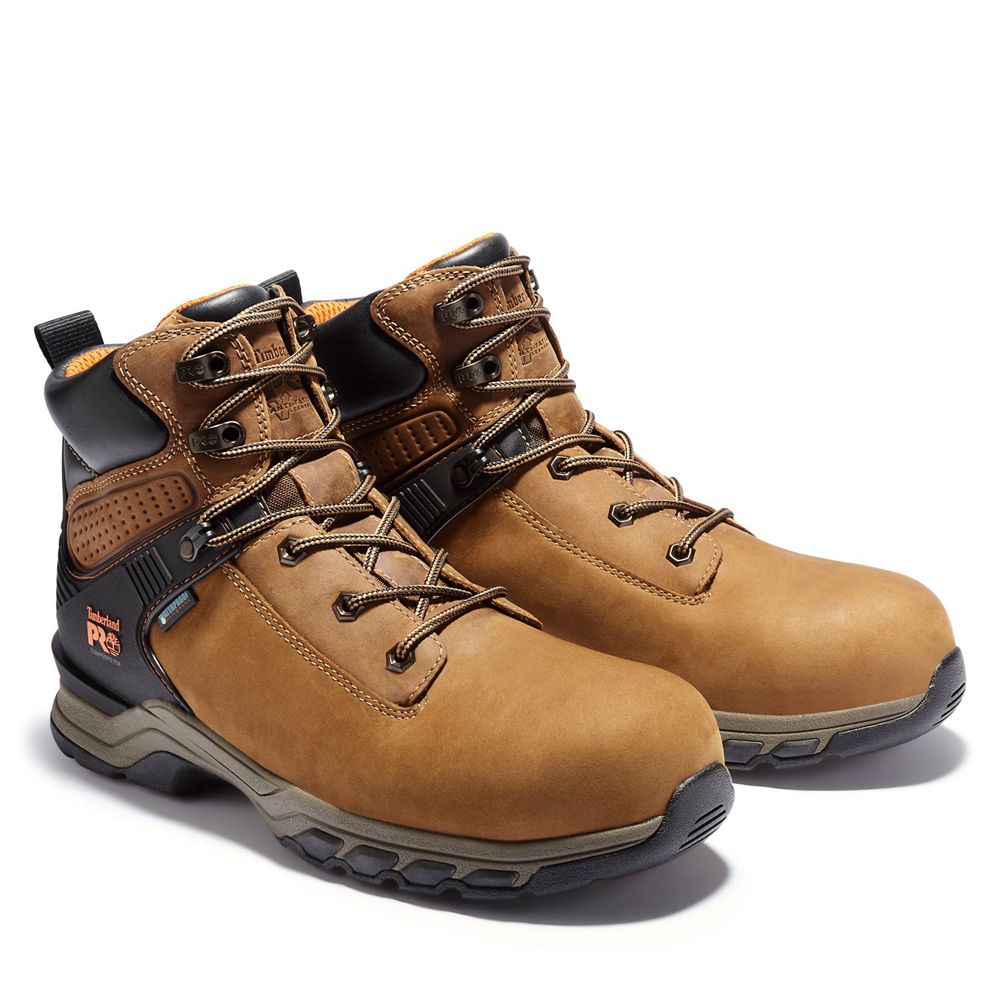 Bocanci De Muncă Timberland Barbati Maro/Negrii - Pro® Hypercharge 6\" Comp Toe - Romania - UOABJW832